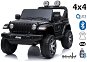 Kinder-Elektroauto Jeep Wrangler Rubicon, schwarz - Dětské elektrické auto