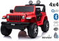 Children's Electric Car Jeep Wrangler Rubicon, red - Dětské elektrické auto