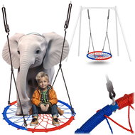 Neo-Sport Stork nest Swingo 95 cm blue/red - Swing