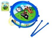 Wiky krtečkův bubínek plast 20 cm + 2 paličky plast - Musical Toy