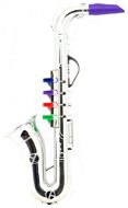 Saxophon Kunststoff - silber - Musikspielzeug