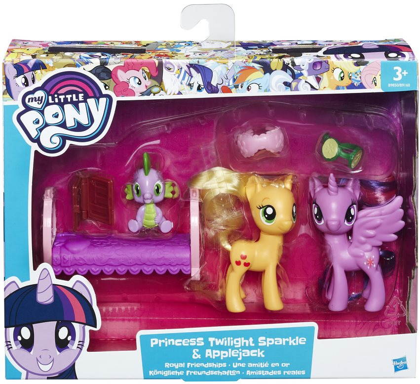 My Little Pony Set of 2 ponies with Twilight Sparkle and Applejack Game Set alza.sk