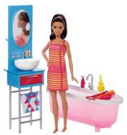 Mattel Barbie doll in the bathroom - Doll