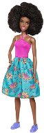 Mattel Barbie Fashionistas: Afro frizurás Barbie virágmintás ruhában - Játékbaba