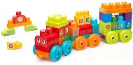 Mega Bloks - vonat betűkkel - Építőjáték