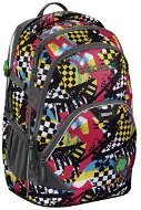 CoocaZoo EvverClevver 2 Checkered Bolts Blue - School Backpack