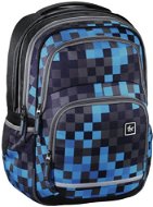 Hama All Out Blaze Blue Pixel - School Backpack