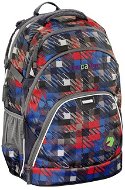 CoCaZoo EvverClevver Dope Square Red - School Backpack