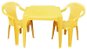 IPAE - sada žlutá 2 židličky a stoleček - Dětský nábytek