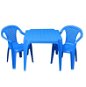 IPAE - sada modrá  2 židličky a stoleček - Dětský nábytek