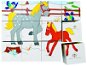 Woody Kubus 3x4 Zvířátka v ročních obdobích - Obrázkové kostky