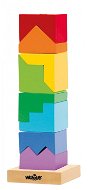Woody összecsukható torony színes - Toronyépítő