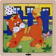 Woody Puzzle 4 Piece - Pussycat - Jigsaw