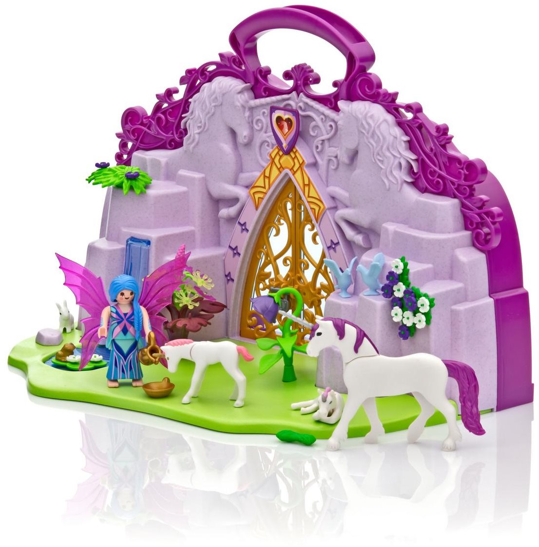 Playmobil 6179 take cheap along fairy unicorn garden