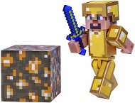 Minecraft Steve v zlatej zbroji - Figúrka