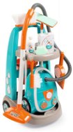 Smoby Trolley for Little Cleaner with Vacuum Cleaner - Children's Toy Vacuum Cleaner