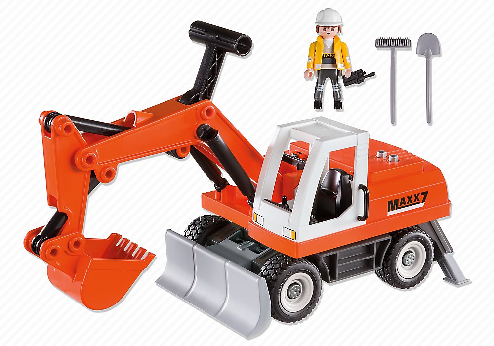 Playmobil store excavator 6860