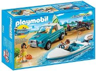 Playmobil 6864 Summer Fun Surfer Pickup with Speedboat with Underwater Motor - Building Set