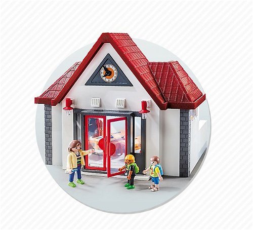 Playmobil City Life Schoolhouse with Moveable Clock Hands (6865)