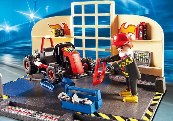 Playmobil sales garage set