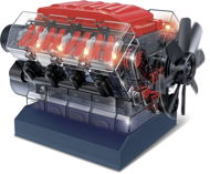 Motor V8 model – Stemmex - Stavebnica