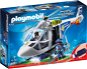 Playmobil 6921 Police Helicopter with LED Searchlight - Building Set