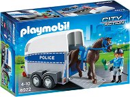 PLAYMOBIL® 6922 Berittene Polizei mit Anhänger - Bausatz