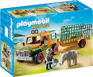 Playmobil 6937 Ranger's Truck with Elephant - Building Set
