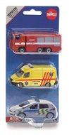 Siku Mix Police, Fire Brigade, Ambulance CZ - Toy Car Set