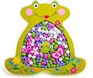 Woody Threaded Beads - Frog - Beads