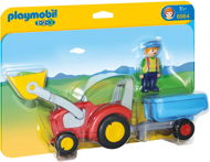 Figure Accessories Playmobil 6964 Tractor with trailer - Doplňky k figurkám