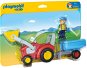 Doplnky k figúrkam Playmobil 6964 Traktor s prívesom - Doplňky k figurkám