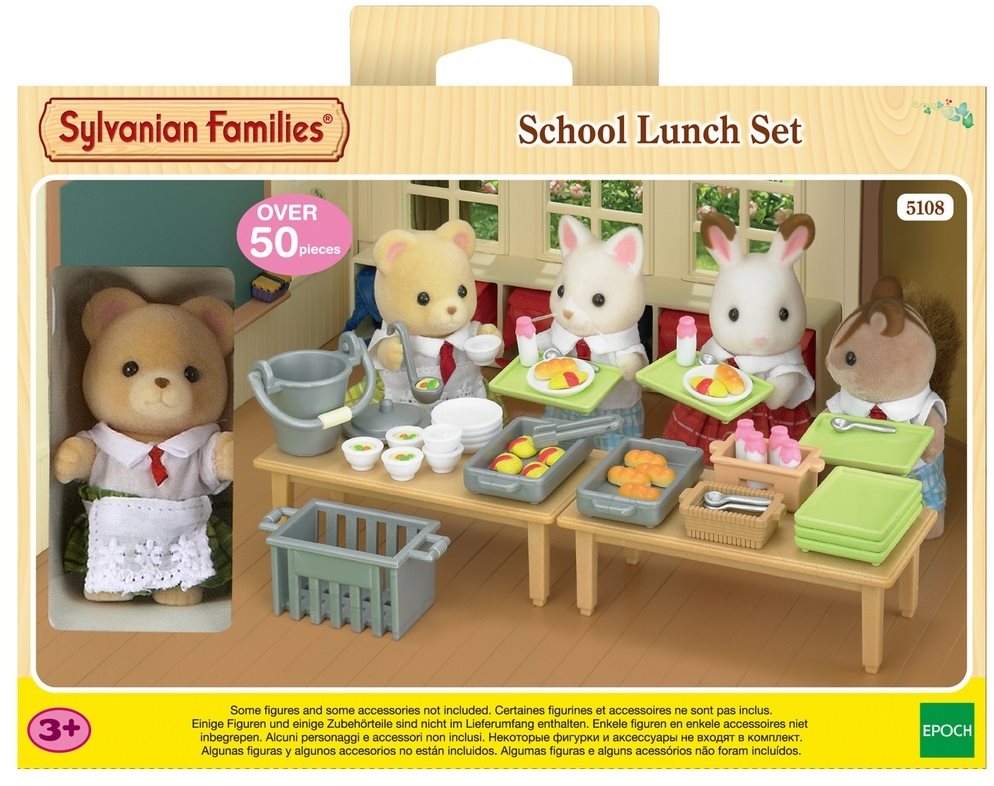 Sylvanian school best sale lunch set