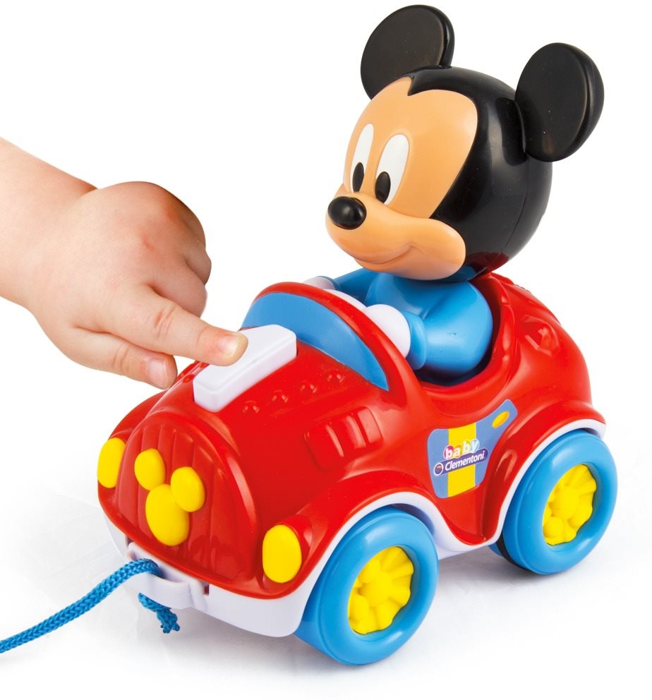 mickey push car
