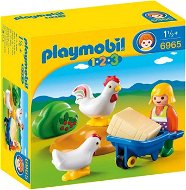 Playmobil 6965 Farmer's Wife with Hens - Building Set