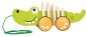Hape Crocodile Pull Toy - Push and Pull Toy