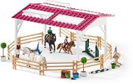 Schleich Horse Club 42389 - Reitschule mit Reiterinnen und Pferden - Figuren-Set und Zubehör