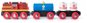Woody Diesel Locomotive with Freight Train - Rail Set Accessory