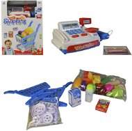 Battery-operated Cash Register and Shopping Cart - Game Set