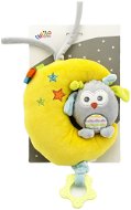 Moon with Owl - Baby Rattle