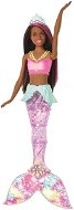 Barbie Svietiaca morská panna s pohyblivým chvostom černoška - Bábika