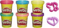 Play-Doh Csillogó készlet 6db - Kreatív játék