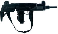 Samopal kovový čierny 12 rán - Detská pištoľ