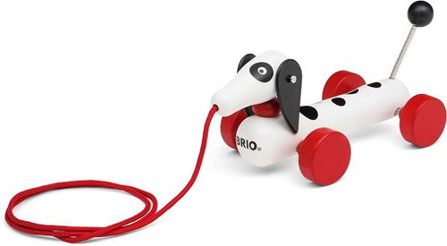 brio dachshund pull toy