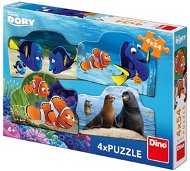 Dino Findet Dorie 4x54 Stück - Puzzle