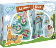 Lama duo 2-in-1 - Stone Decoration and Blanket Weaving - Craft for Kids