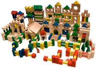 EkoToys Coloured Building Blocks 500pcs - Wooden Blocks