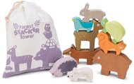 Le Toy Van Petilou Forest Stacker Tower Animal - Stacking Pyramid
