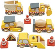Le Toy Van Set of Construction Machinery - Toy Car Set