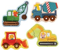 Petitcollage First puzzles construction machinery - Jigsaw